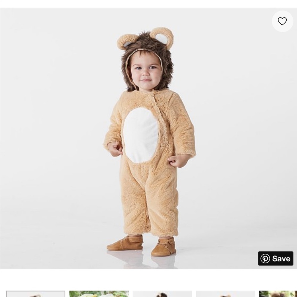 Pottery Barn Kids Lion Halloween Costume 0-6 Month